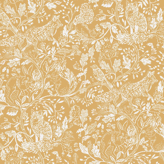 Cademuir Wallpaper - Mustard - Voyage Maison - CADEMUI/WPO/MUS - Premier Wallcovering