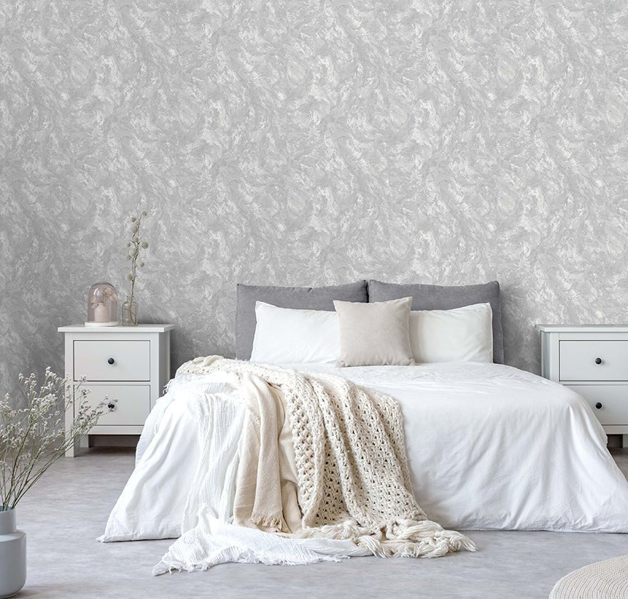 Calacatta Marble Bead Wallpaper - Grey - Holden Décor - 99371 - Premier Wallcovering