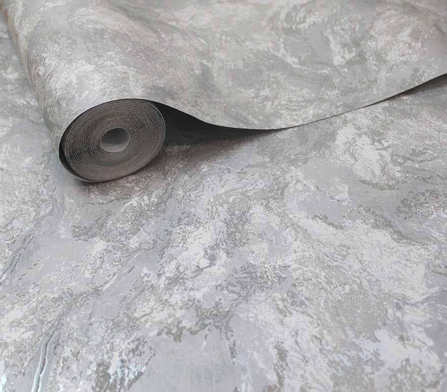 Calacatta Marble Bead Wallpaper - Grey - Holden Décor - 99371 - Premier Wallcovering