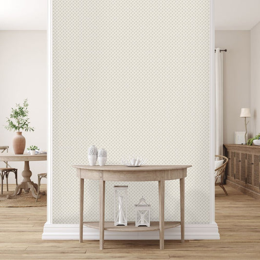 Caledon Wallpaper - Almond White - Timothy Wilman - TW2510 - Premier Wallcovering
