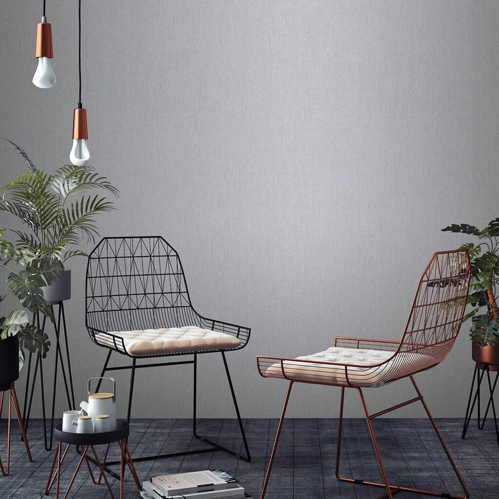 Calico Wallpaper - Grey - Superfresco Easy - 31 - 860 - Premier Wallcovering