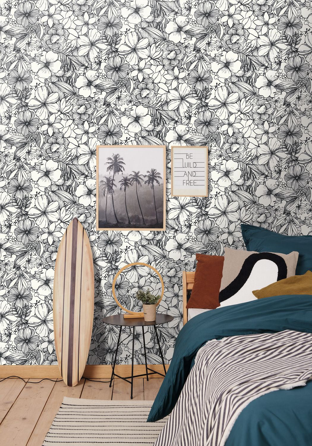 California Dreaming Wallpaper - Noir Et Blanc - Caselio - 103389009 - Premier Wallcovering