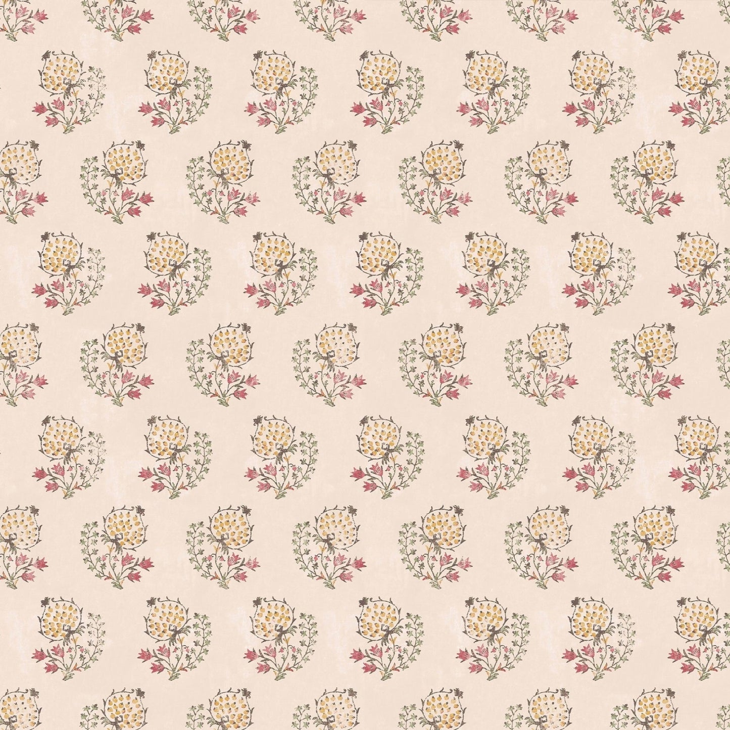Calista Wallpaper - Pink/Green - Penny Morrison - CALISTA-PG - Premier Wallcovering