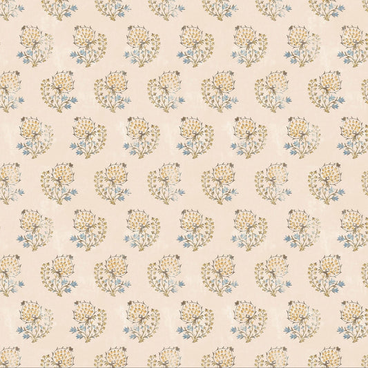 Calista Wallpaper - Blue/Yellow - Penny Morrison - CALISTA-BY - Premier Wallcovering