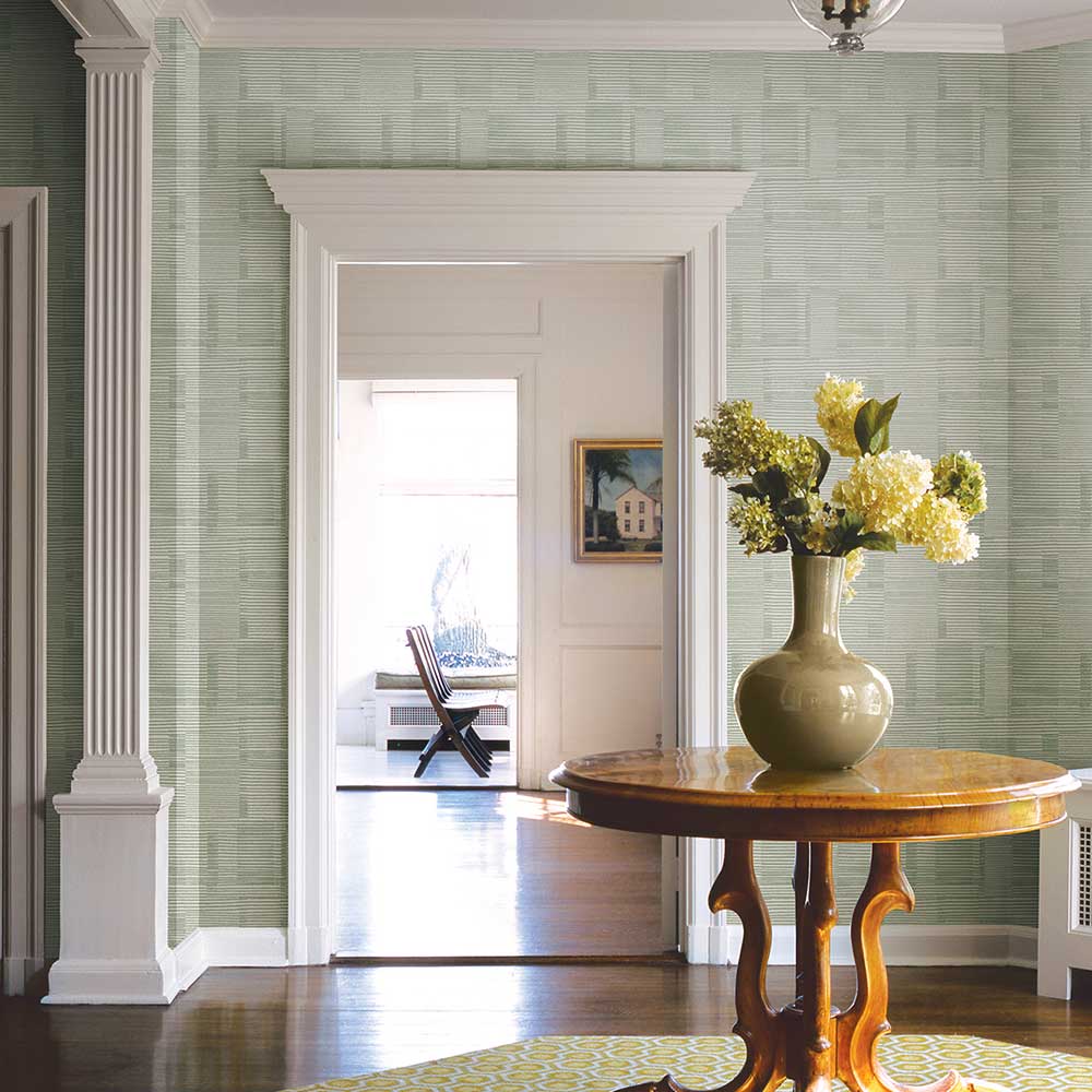 Callaway Wallpaper - Green - A Street Prints - FD26621 - Premier Wallcovering