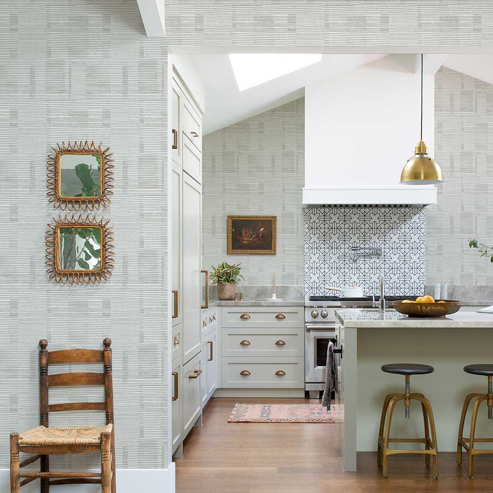 Callaway Wallpaper - Grey - A Street Prints - FD26617 - Premier Wallcovering