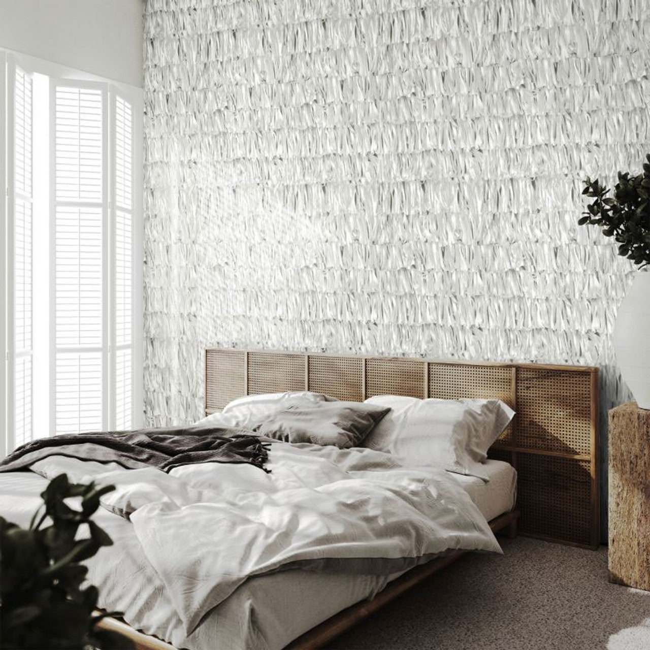 Calma Salt Wallpaper - Allspice - Hohenberger - 65315 - Premier Wallcovering