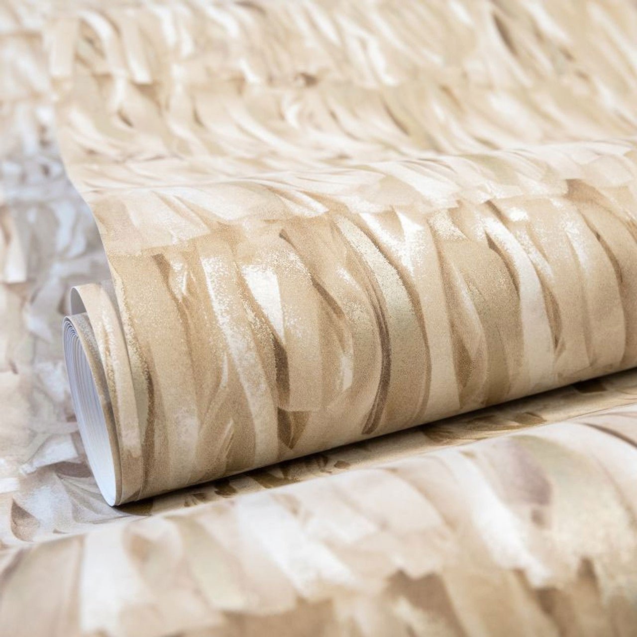Calma Salt Wallpaper - Cinnamon - Hohenberger - 65313 - Premier Wallcovering