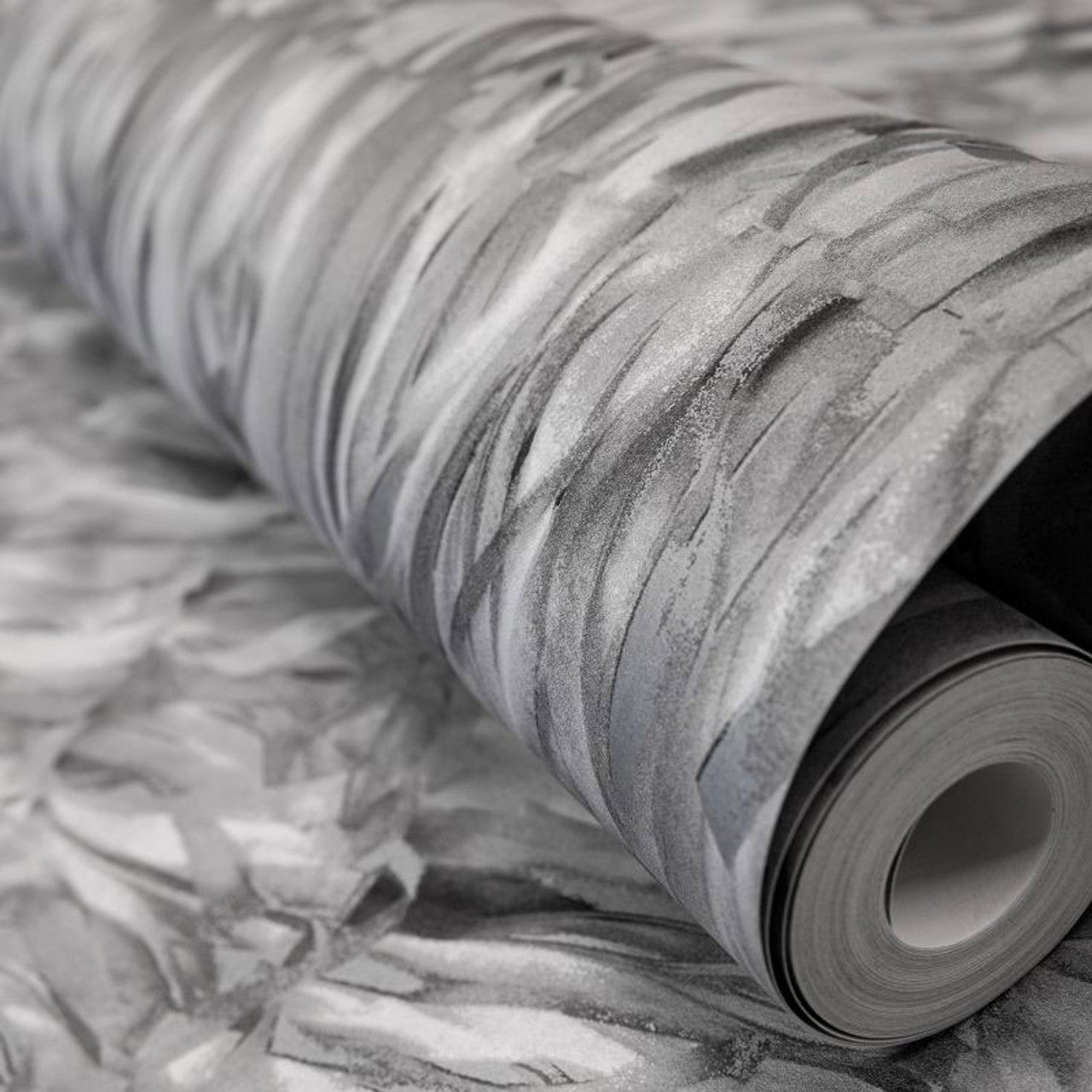 Calma Salt Wallpaper - Black Cumin - Hohenberger - 65317 - Premier Wallcovering