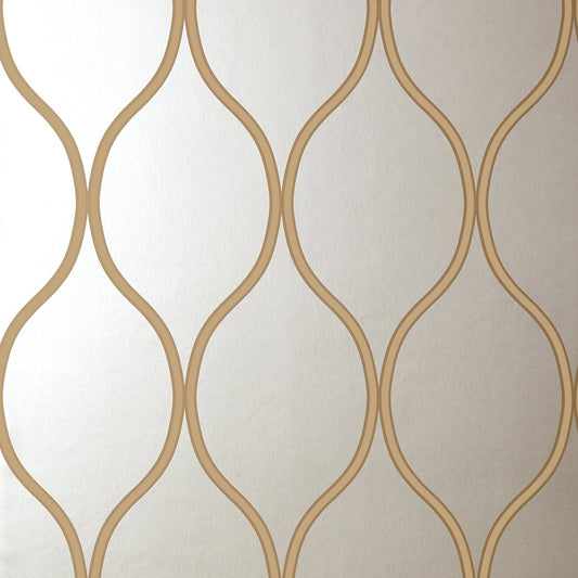 Camber Wallpaper - Silver - Thibaut - T11045 - Premier Wallcovering