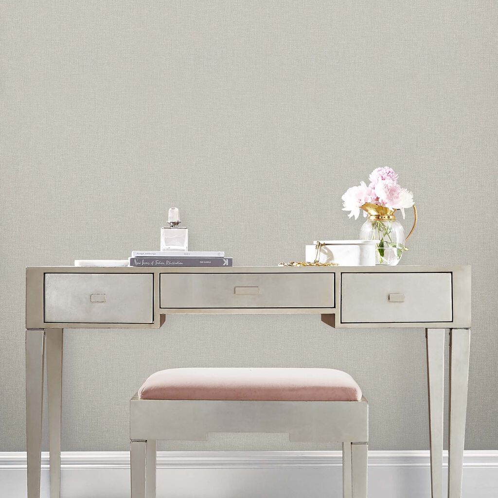 Cambric Wallpaper - Ecru - Graham & Brown - 115237 - Premier Wallcovering