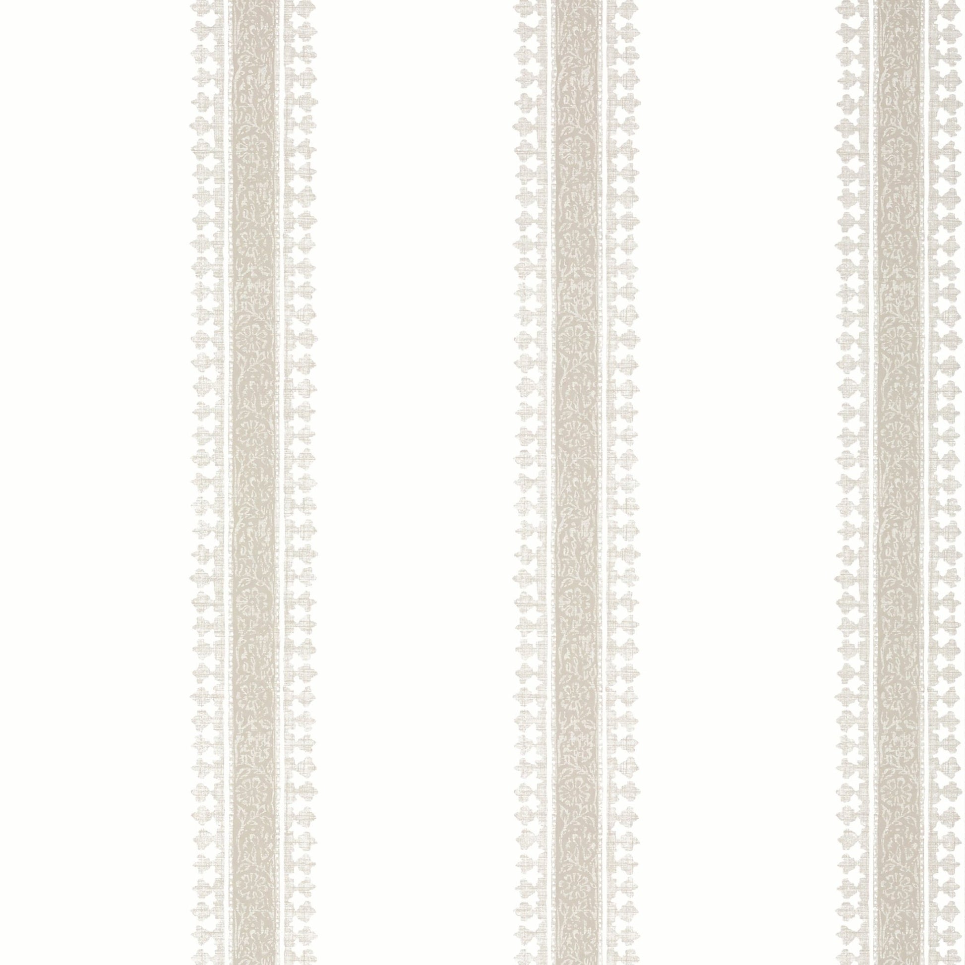 Cambridge Stripe Wallpaper - Beige - Thibaut - T36464 - Premier Wallcovering