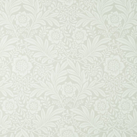 Camille Classical Floral Wallpaper - Grey - Crown - M1743 - Premier Wallcovering
