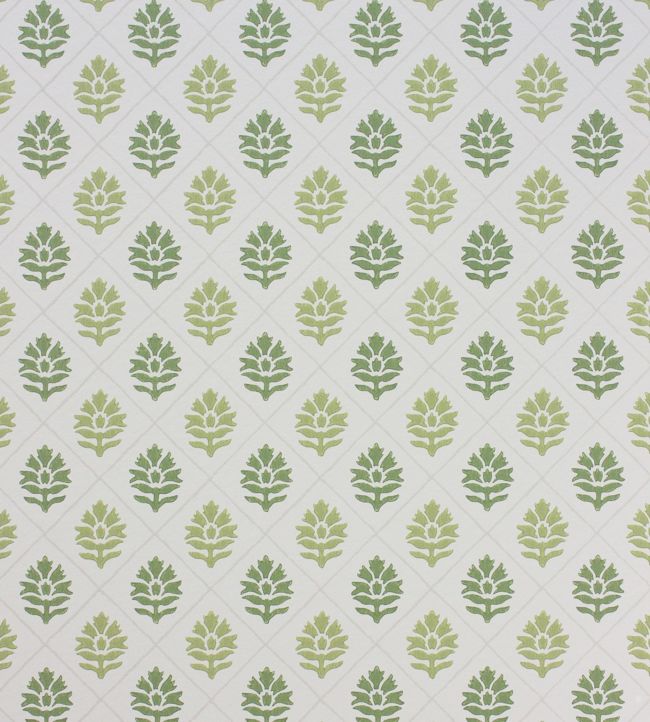 Camille Wallpaper - Green - Nina Campbell - NCW4303 - 02 - Premier Wallcovering