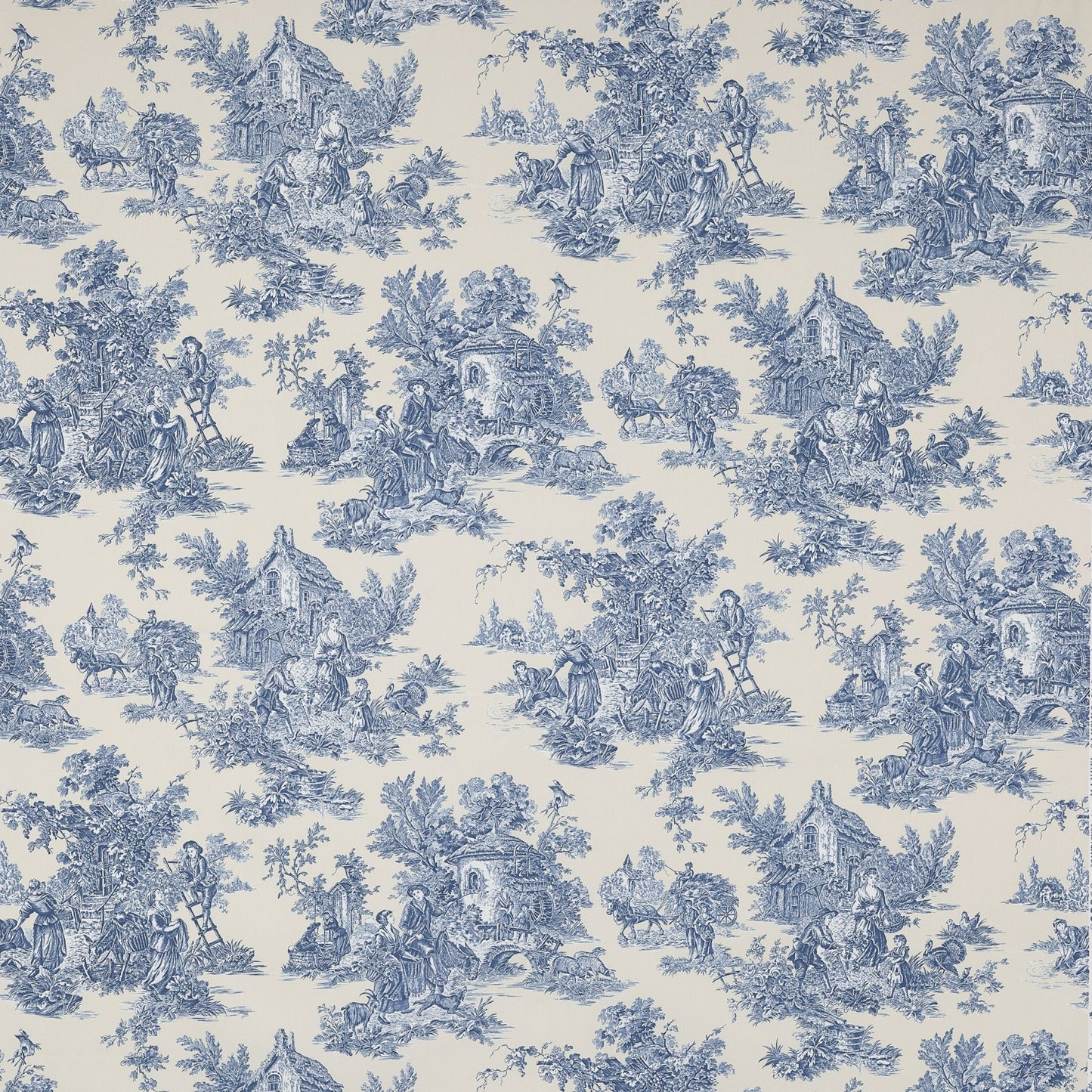 Campagne Fabric - Saphir - Manuel Canovas - M4079-04 - Premier Wallcovering