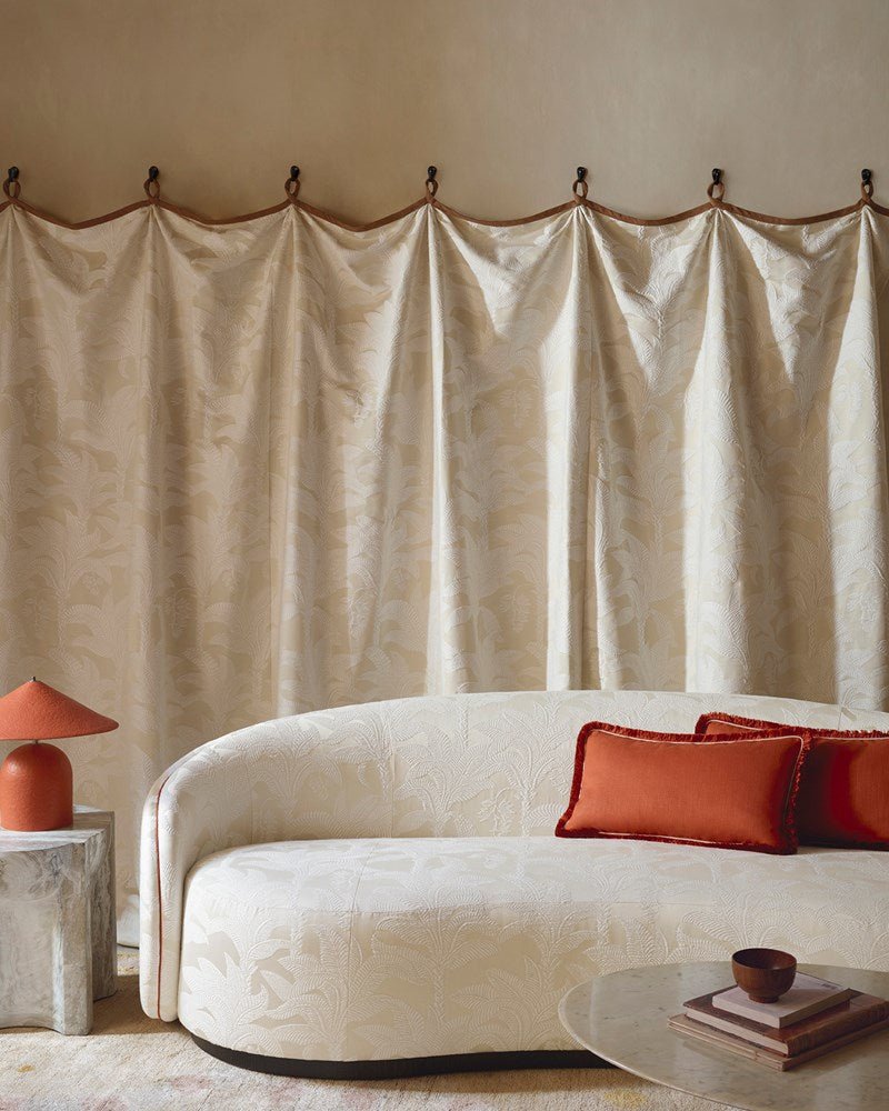 Cancun Fabric - Neige - Manuel Canovas - M4165-01 - Premier Wallcovering