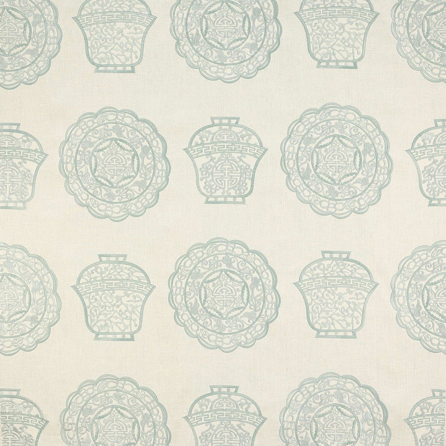 Candou Fabric - Celadon - Manuel Canovas - M4040-01 - Premier Wallcovering