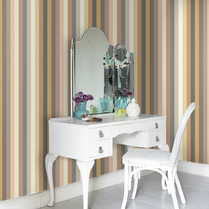 Candy Kaliedoscope Wallpaper - Chocolate Twist - Ohpopsi - STR50141W - Premier Wallcovering