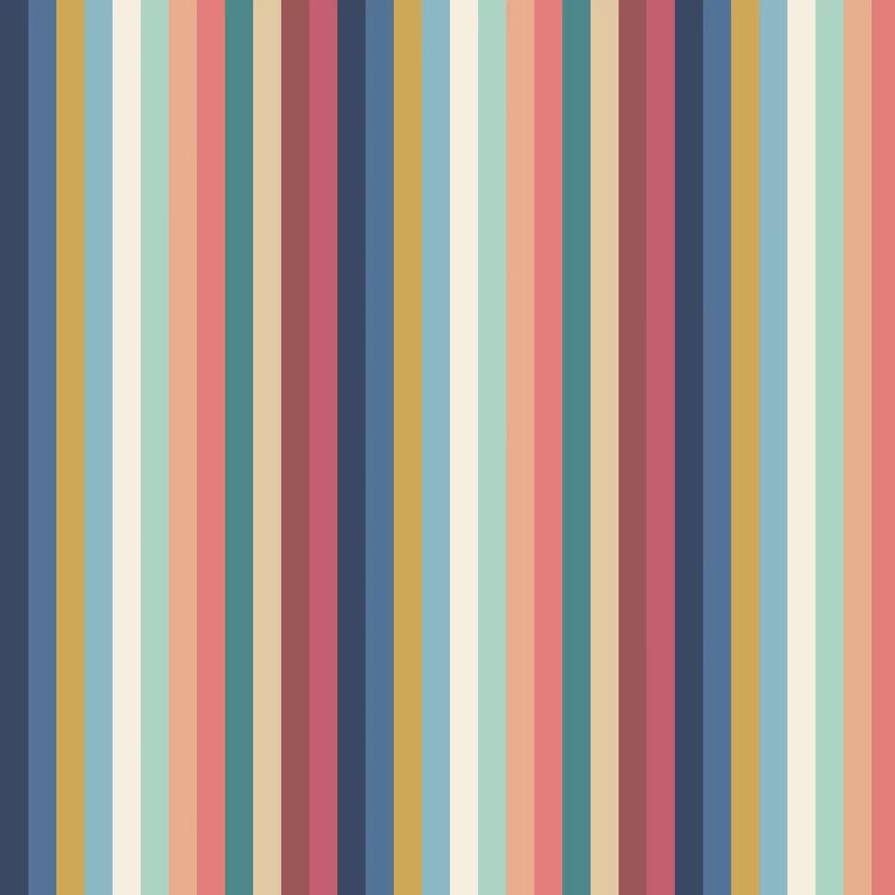 Candy Kaliedoscope Wallpaper - Lipstick Twist - Ohpopsi - STR50137W - Premier Wallcovering