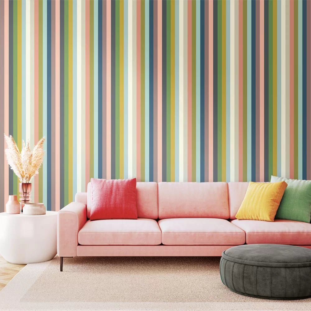 Candy Kaliedoscope Wallpaper - Earth Twist - Ohpopsi - STR50138W - Premier Wallcovering