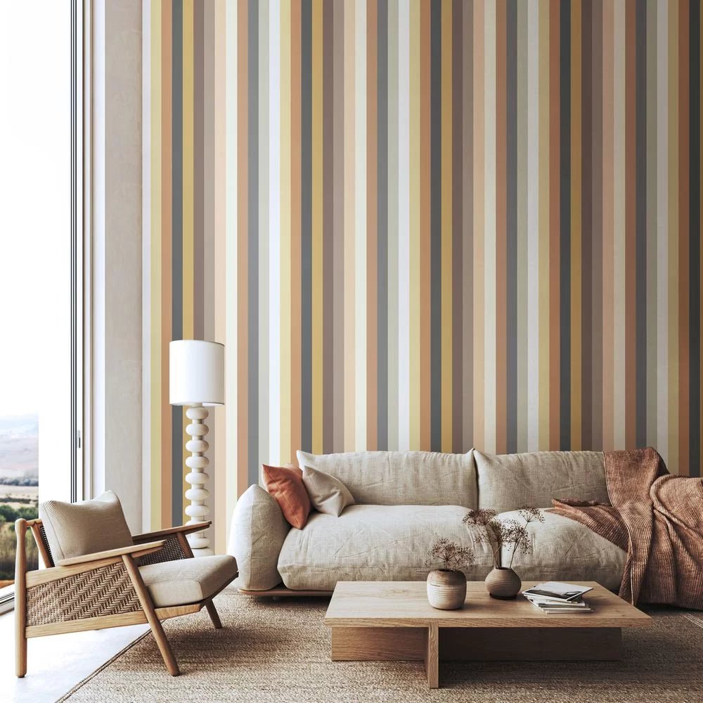 Candy Kaliedoscope Wallpaper - Chocolate Twist - Ohpopsi - STR50141W - Premier Wallcovering