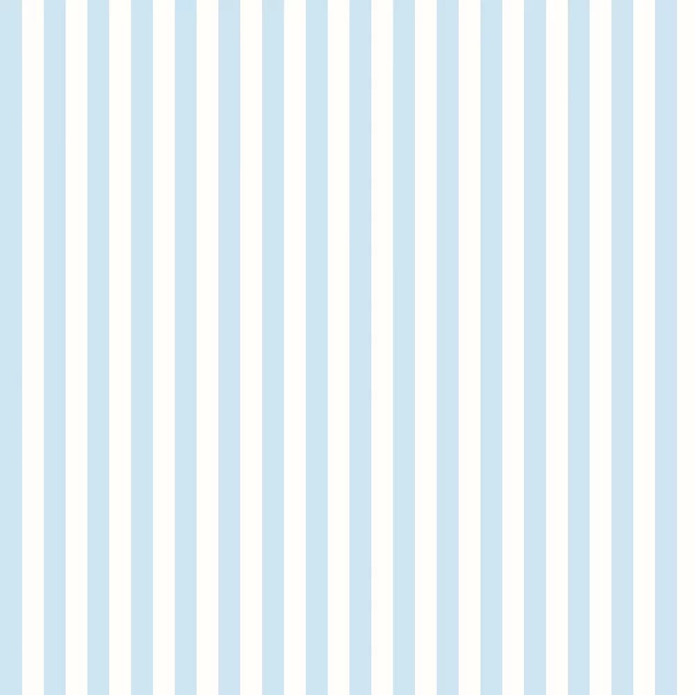 Candy Stripe Wallpaper - Baby Blue - Ohpopsi - SIS50122W - Premier Wallcovering