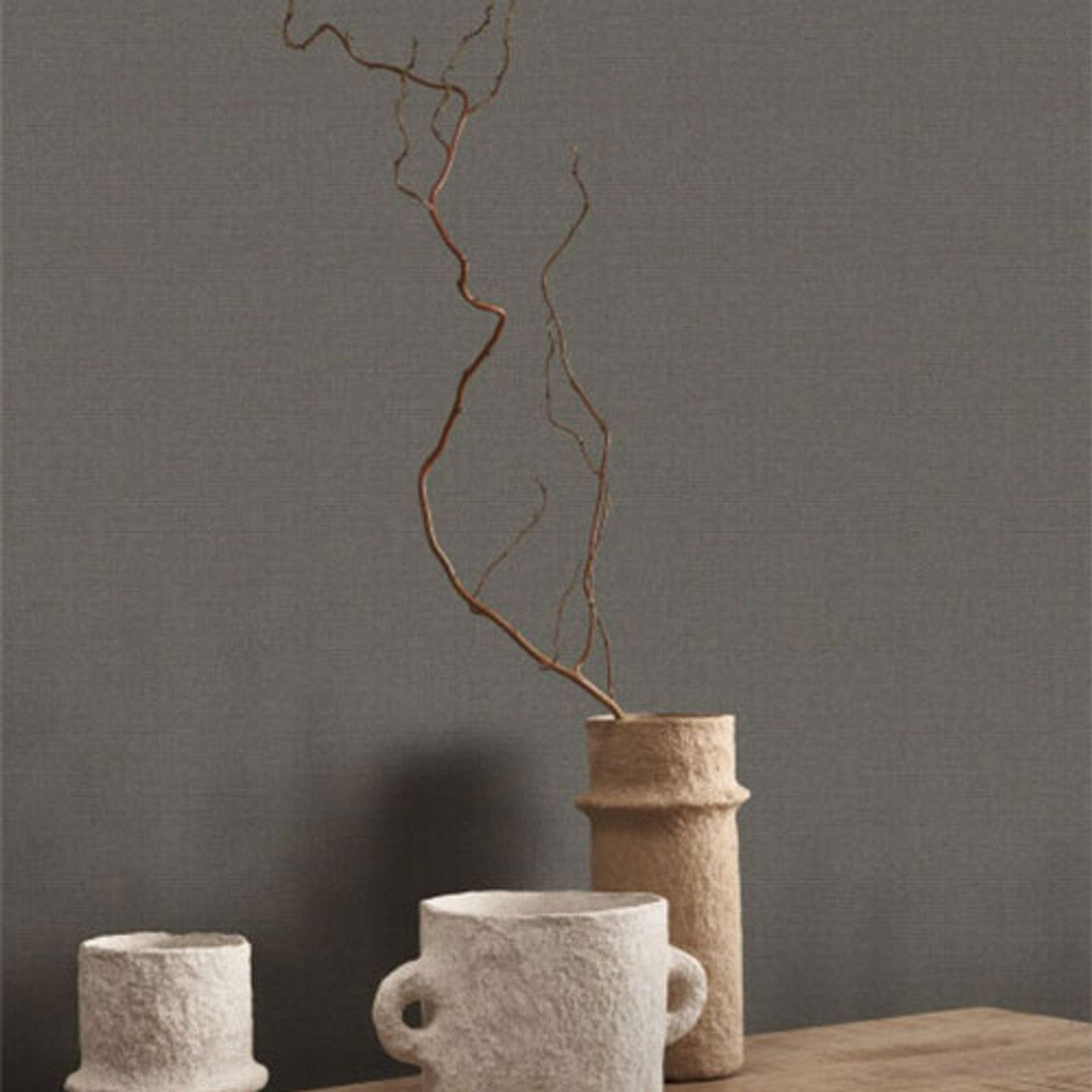 Canevas Derby Wallpaper - Ficelle - Casadeco - 82071425 - Premier Wallcovering