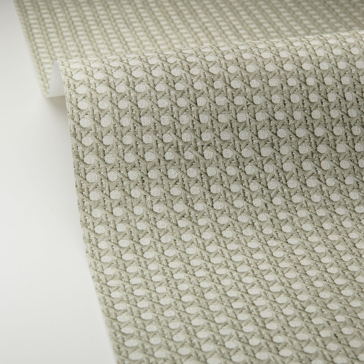 Cannage Wallpaper - Vert - Caselio - 106027050 - Premier Wallcovering