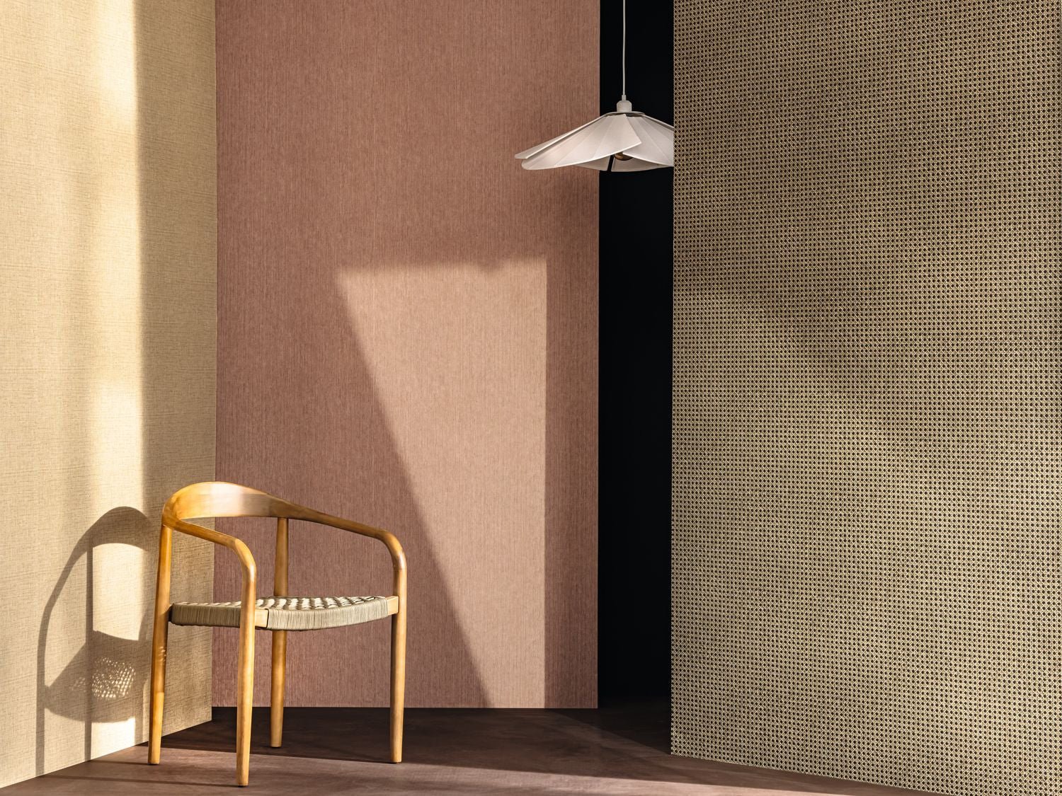 Cannage Wallpaper - Noir - Caselio - 106029014 - Premier Wallcovering