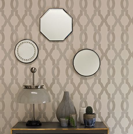 Cannetille Wallpaper - Stone/Dark Dove - Osborne & Little - W6434-02 - Premier Wallcovering