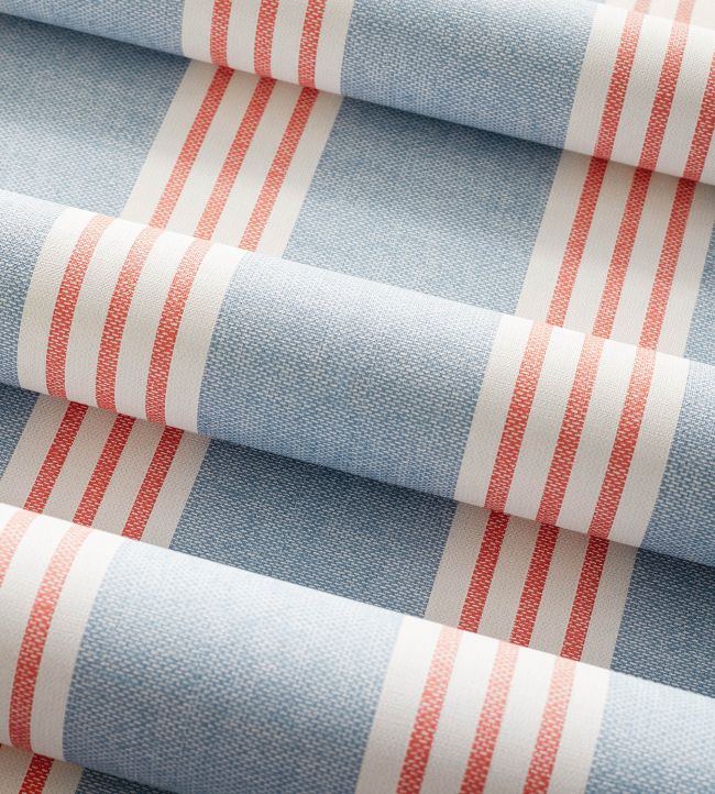Canvas Stripe Wallpaper - Beige - Thibaut - T13356 - Premier Wallcovering