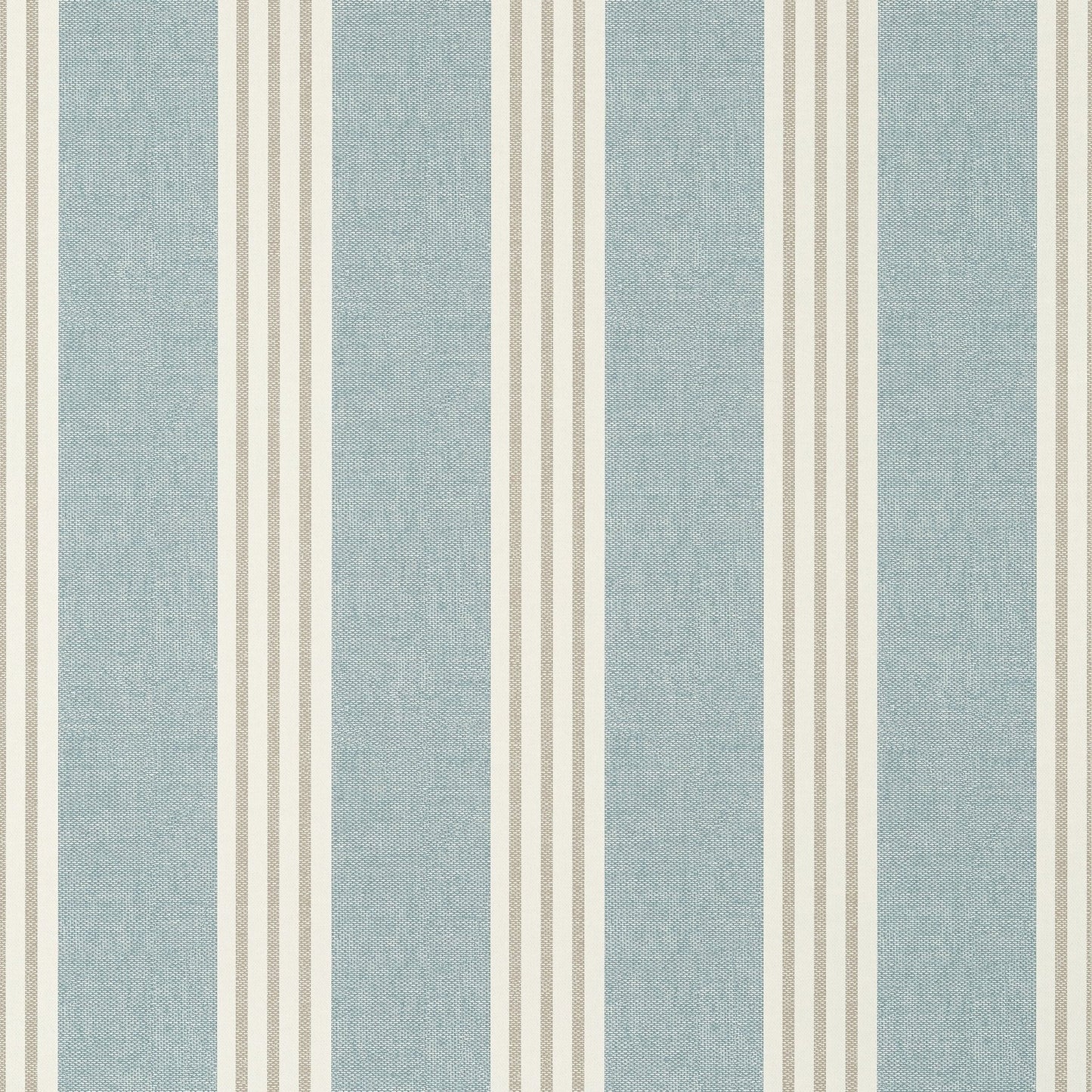 Canvas Stripe Wallpaper - Mineral - Thibaut - T13392 - Premier Wallcovering