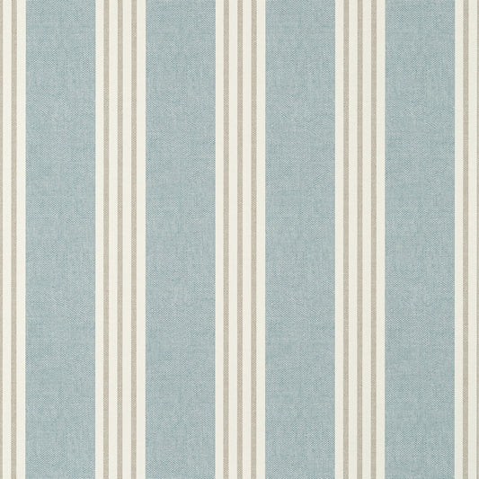 Canvas Stripe Wallpaper - Mineral - Thibaut - T13392 - Premier Wallcovering
