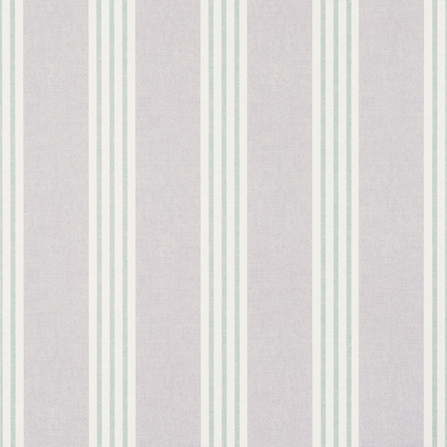 Canvas Stripe Wallpaper - Lavender - Thibaut - T13363 - Premier Wallcovering