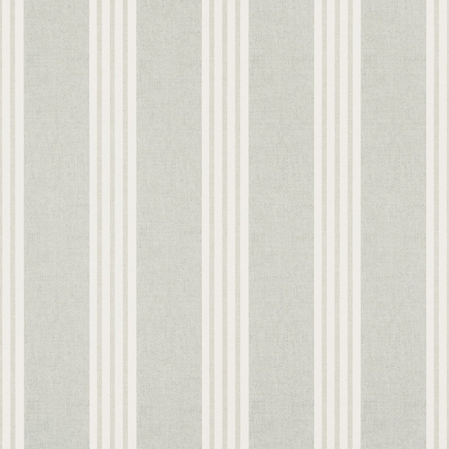 Canvas Stripe Wallpaper - Grey - Thibaut - T13357 - Premier Wallcovering