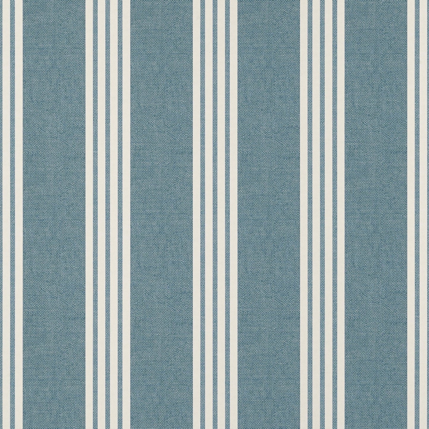 Canvas Stripe Wallpaper - Navy - Thibaut - T13393 - Premier Wallcovering