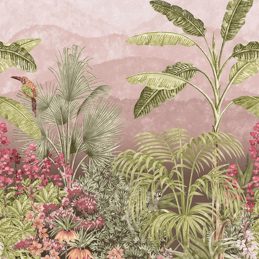 Capricorn Wallpaper Mural - Blush - Little Greene - 0267CABLUSH - Premier Wallcovering