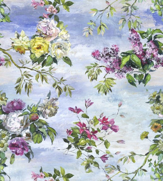 Caprifoglio Wallpaper - Sky - PDG676/01 - Designers Guild - Premier Wallcovering