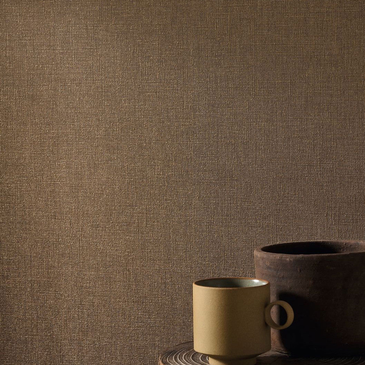 Caractere Matera Wallpaper - Cacao - Casadeco - 201172727 - Premier Wallcovering
