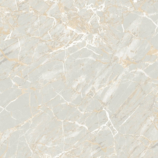 Carbon Onyx Marble Metallic Wallpaper - Stone - Crown - M1747 - Premier Wallcovering