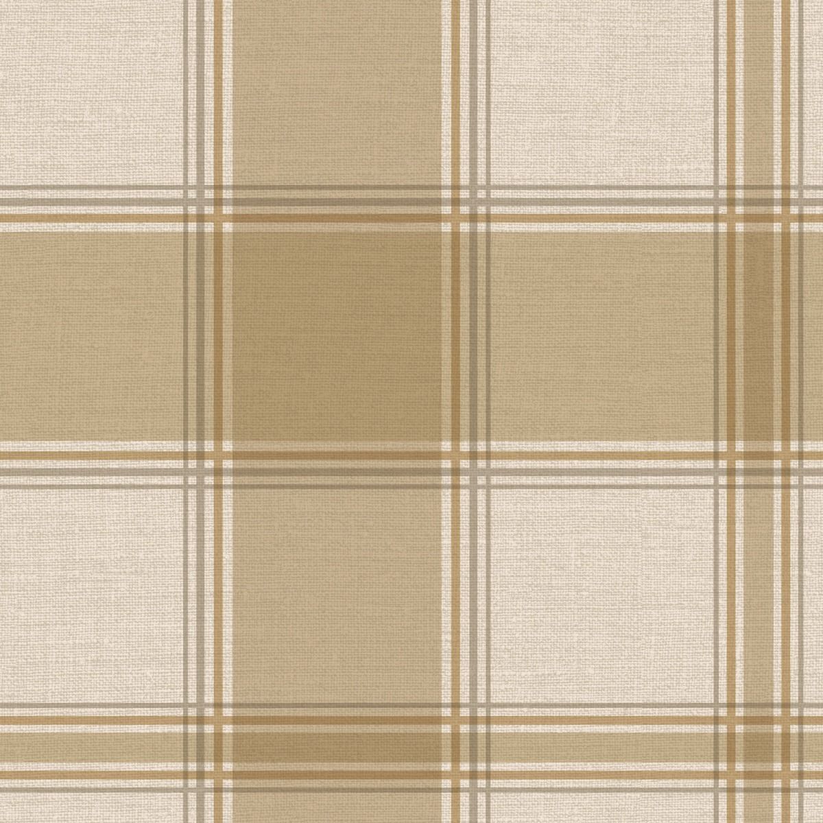 Carmella Check Textured Vinyl Wallpaper - Sand - Belgravia - 7158 - Premier Wallcovering