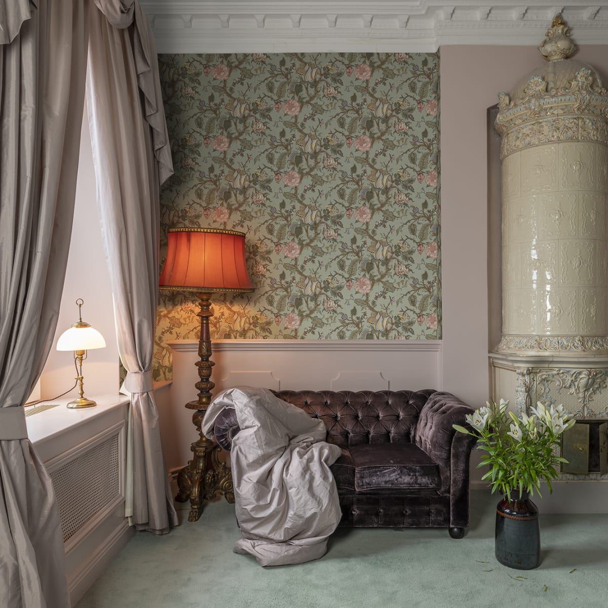 Carnaby Wallpaper - Fern - Rebel Walls - R17561 - Premier Wallcovering