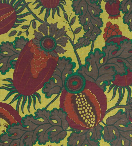 Carnival Fabric - Wine - Christopher Farr Cloth - CF125 - 02 - Premier Wallcovering