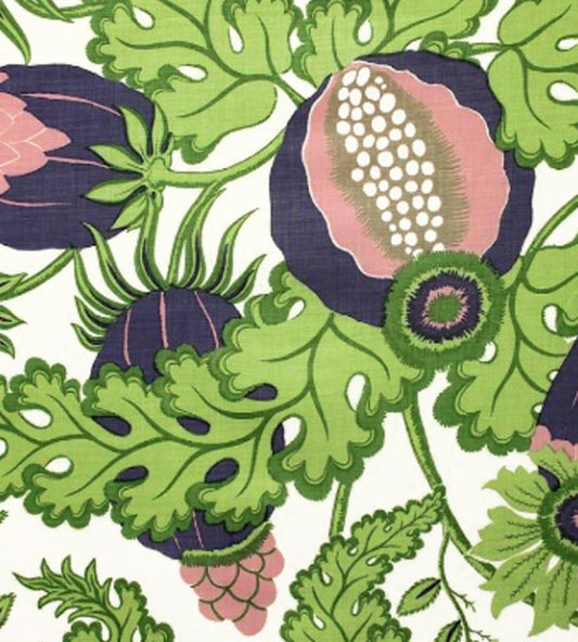 Carnival Fabric - Blueberry - Christopher Farr Cloth - CF125 - 01 - Premier Wallcovering