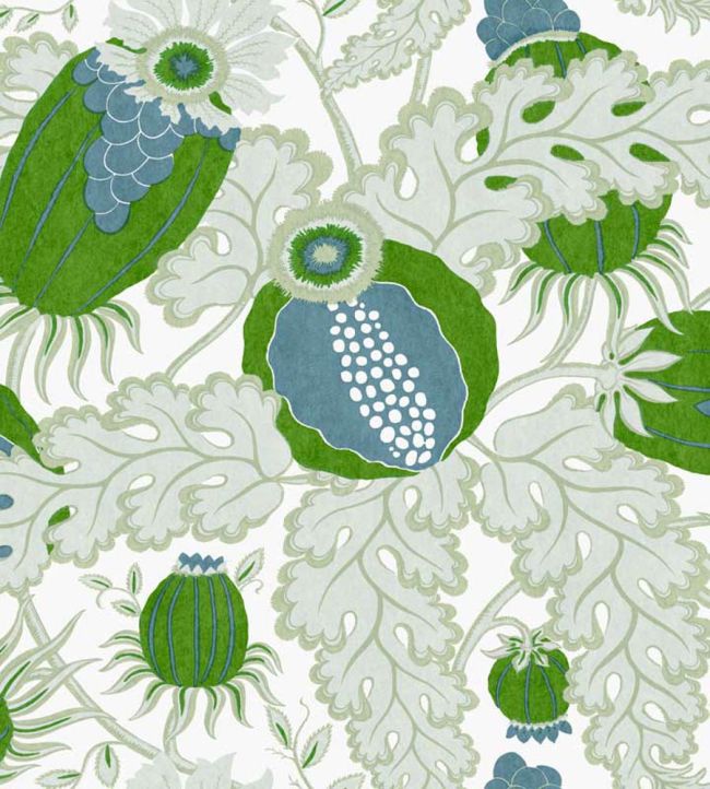 Carnival Vinyl Wallpaper - Fern - Christopher Farr Cloth - CFW231 - 01 - Premier Wallcovering