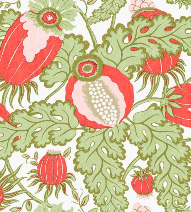Carnival Vinyl Wallpaper - Guava - Christopher Farr Cloth - CFW231 - 02 - Premier Wallcovering