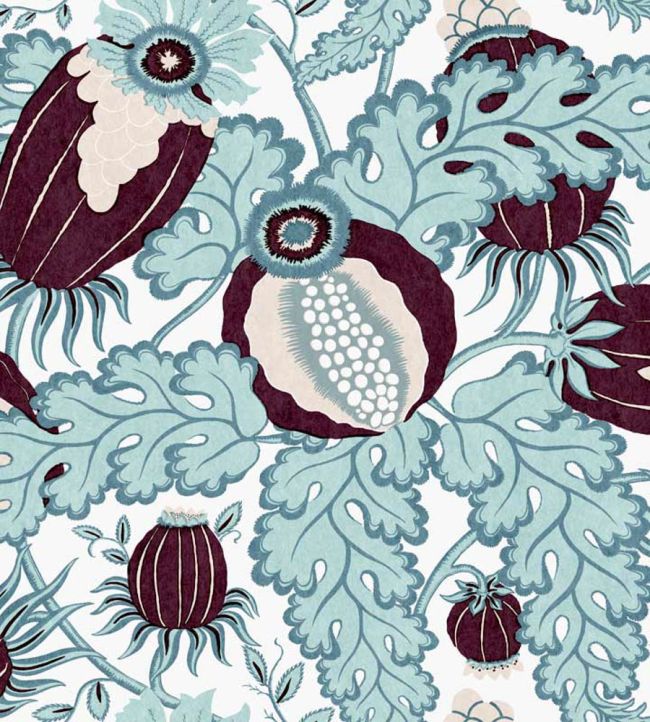 Carnival Vinyl Wallpaper - Mauve - Christopher Farr Cloth - CFW231 - 03 - Premier Wallcovering