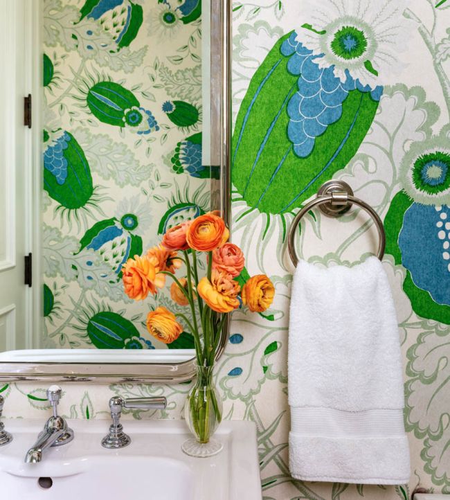 Carnival Wallpaper - Grass - Christopher Farr Cloth - CFW125 - 15 - Premier Wallcovering