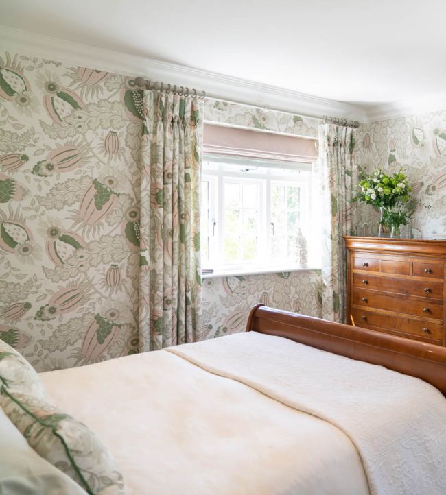 Carnival Wallpaper - Moss - Christopher Farr Cloth - CFW125 - 18 - Premier Wallcovering