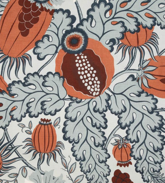 Carnival Wallpaper - Terracotta Rust - Christopher Farr Cloth - CFW125 - 12 - Premier Wallcovering